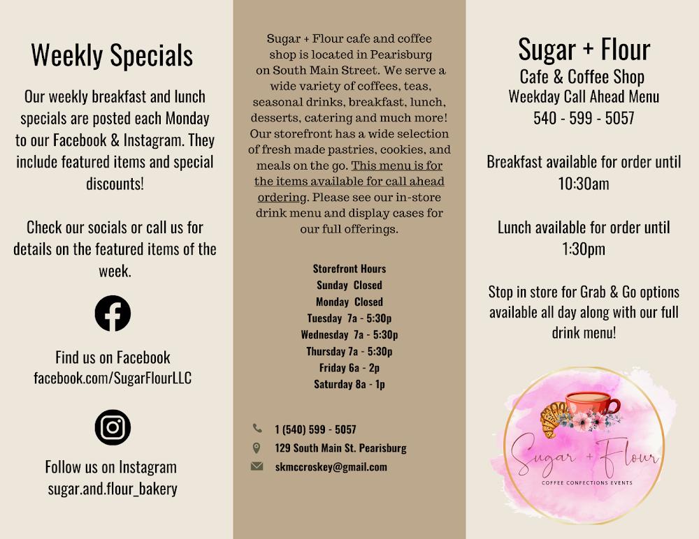 Sugar and Flour Menu image 4